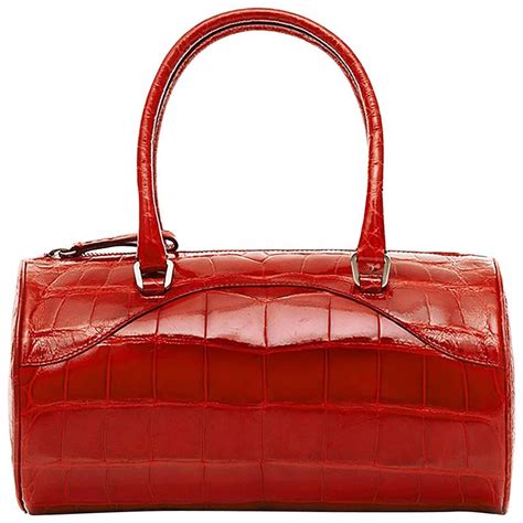 older red prada handbags|vintage red prada handbag.